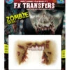 3D FX Transfer Tattoo Wunde Zombie Mund