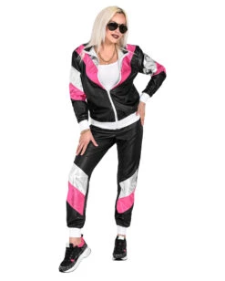 80er Jahre Retro Trainingsanzug -Cosplay-Laden 80er jahre retro trainingsanzug 80s retro jogginganzug 80s party retro tracksuit 80er jahre kostuem 54405 04