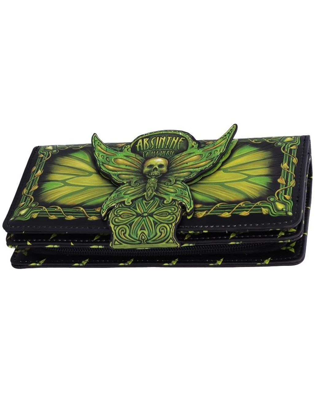 Absinthe - La Fee Verte Grüne Fee Geldbörse 2 Absinthe - La Fee Verte Grüne Fee Geldbörse – Bild 2