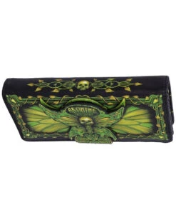 Absinthe - La Fee Verte Grüne Fee Geldbörse 10 Absinthe - La Fee Verte Grüne Fee Geldbörse -Cosplay-Laden absinthe la fee verte gruene fee geldboerse absinthe la fee verte green fairy embossed purse gothic geldbeutel 53937 4