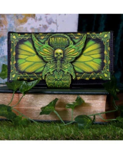 Absinthe - La Fee Verte Grüne Fee Geldbörse 13 Absinthe - La Fee Verte Grüne Fee Geldbörse -Cosplay-Laden absinthe la fee verte gruene fee geldboerse absinthe la fee verte green fairy embossed purse gothic geldbeutel 53937 7