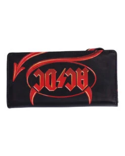 AC/DC Geldbeutel Mit Teufelsschwanz Als Verschluss -Cosplay-Laden acdc geldbeutel mit teufelsschwanz als verschluss acdc purse with devils tail acdc fanartikel 50842 04