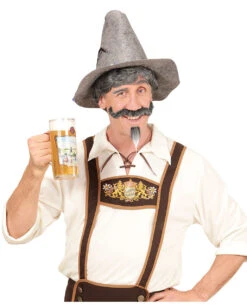 Bayer Männerperücke Mit Schnäuzer & Kinnbart -Cosplay-Laden bayer peruecke mit schnurrbart und kinnbart bavarian mens wig with moustache and chin beard maennerperucken kaufen 36744 03