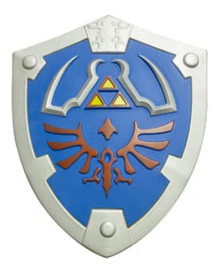 Blaues Cosplay Schild 44x55 Cm