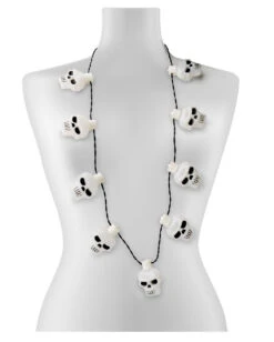 Blinkende Halloween Halskette Verschiedene Motive -Cosplay-Laden blinkende halloween halskette verschiedenes motiv flashing halloween necklace various motiv 53810 03
