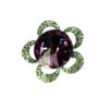 Blumen-Fingerring Mit Strass