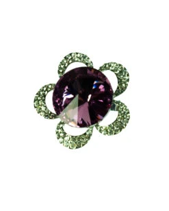Blumen-Fingerring Mit Strass