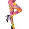 Bunte Flowerpower Hippie Strumpfhose