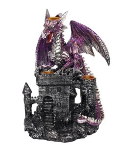 Burgwächter Drache Backflow Räucherkegelhalter -Cosplay-Laden burgdrache backflow raeucherkegelhalter halloween und fantasy wohnaccessoires 51822