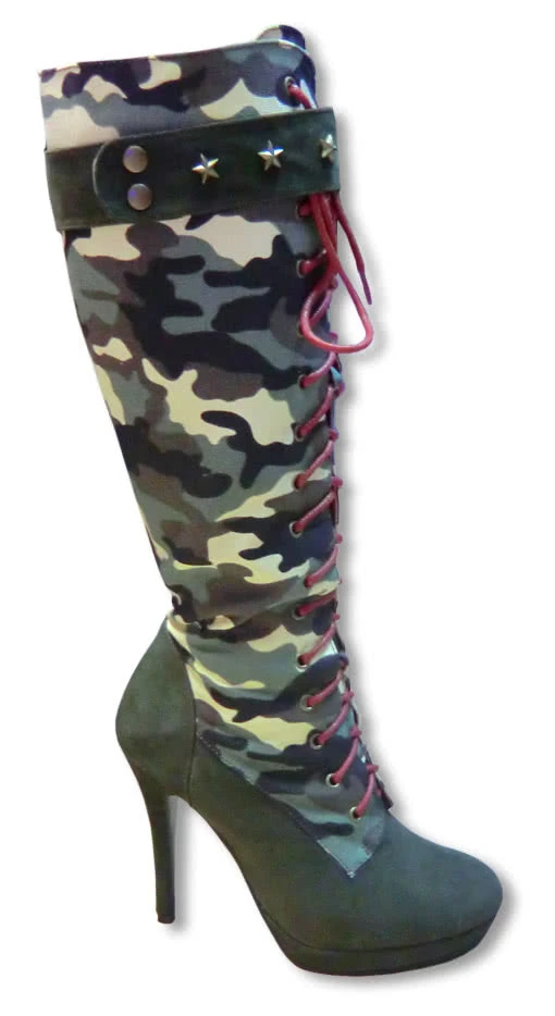 Camouflage Stiefel 1 Camouflage Stiefel