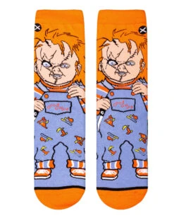 Chucky Die Mörderpuppe Good Guys Damen Socken -Cosplay-Laden chucky die moerderpuppe good guys damen socken childs play chucky good guy woman socks geschenk horror fan 52362 5