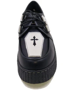 Coffin Black Creepers Schuhe -Cosplay-Laden coffin black creepers schuhe krypt coffin black creepers shoes halloween schuhe 52805 4