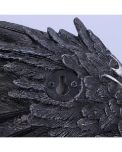 Dark Feather Owl Wandbild 55cm -Cosplay-Laden dark feather owl wandbild schwarze feder eule wandrelief gothic deko 53689 06