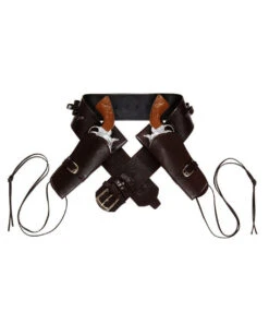 Doppelter Western Kunstleder Holster