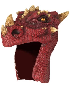 Drachen Helm Rot