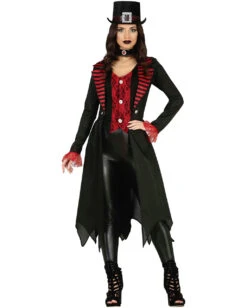 Edles Gothic Vampiress Damen Kostüm