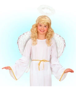 Engelsflügel Mit Weißen Federn 51x46cm -Cosplay-Laden engelsfluegel mit weissen federn white angel wings kostuemfluegel und zuebehoer 52424 2