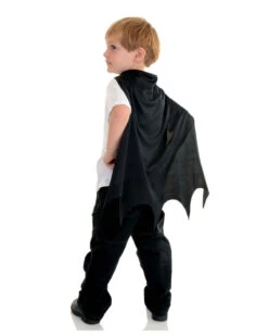 Fledermaus Kinder Cape Schwarz