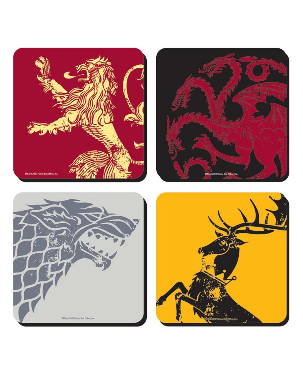 Game Of Thrones Untersetzer 4er Set 1 Game Of Thrones Untersetzer 4er Set