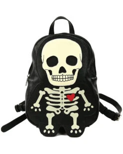 Glow In The Dark Skelett Rucksack