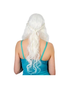 Drachen Göttin Perücke -Cosplay-Laden goettinnen peruecke platinblond drachenmutter peruecke platinum goddess wig 25885 3