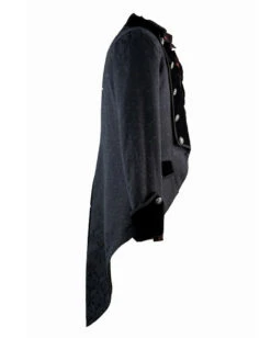 Gothic Herren Brokat Gehrock Schwarz -Cosplay-Laden gothic herren gehrock schwarz gothic brokat mantel gothic fashion 660703 06