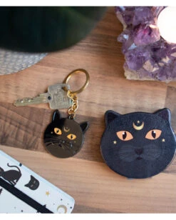 Gothicat Schlüsselanhänger -Cosplay-Laden gothicat schluesselanhaenger gothicat keyring gothic accessoire gothic geschenkartikel 52799 03