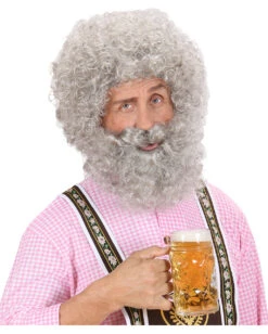 Perücke Mit Vollbart Grau -Cosplay-Laden graue maennerperuecke mit vollbart seemanns peruecke zwergen peruecke herren peruecke 8800987 03