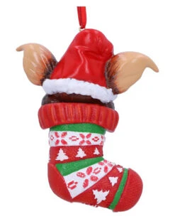 Gremlins Gizmo In Weihnachtsstrumpf Weihnachtskugel -Cosplay-Laden gremlins gizmo in weihnachtsstrumpf gremlins gizmo in stocking hanging ornament 51112 03