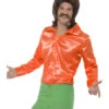 60s Disco Hemd Orange