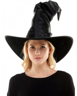 Großer Hexen Hut Schwarz -Cosplay-Laden grosser hexen hut schwarz big witch hat black hexen spitzhut halloween kostuemhut hexe 53429 3