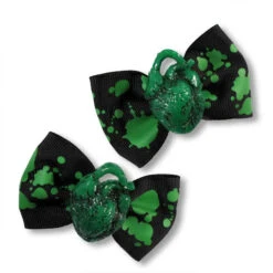 Horror Haarspange Grünes Herz