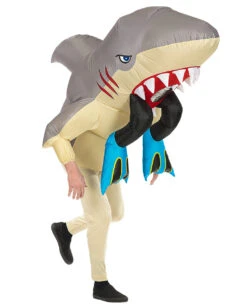 Hai-Alarm Aufblaskostüm -Cosplay-Laden hai alarm aufblaskostuem hai attacke aufblaskostuem hai attack blow up costume 39700 04