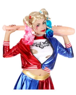 Crazy Harlequin Perücke -Cosplay-Laden harequin peruecke crazy mean villain wig halloween peruecke faschings peruecke 52044 03