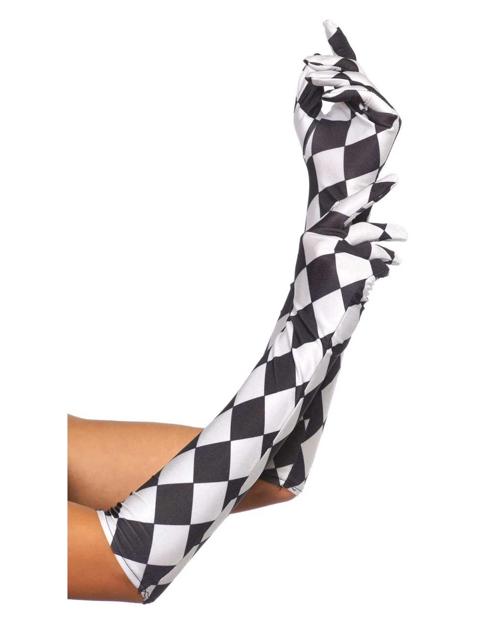 Harlekin Handschuhe Ellbogenlang 1 Harlekin Handschuhe Ellbogenlang