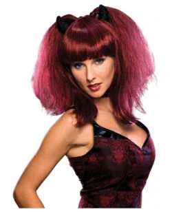 Heiße Teufelin Perücke Mit Hörner