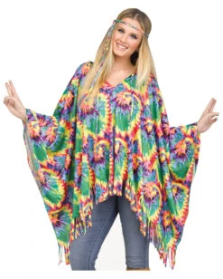 Hippie Poncho Mit Haarband