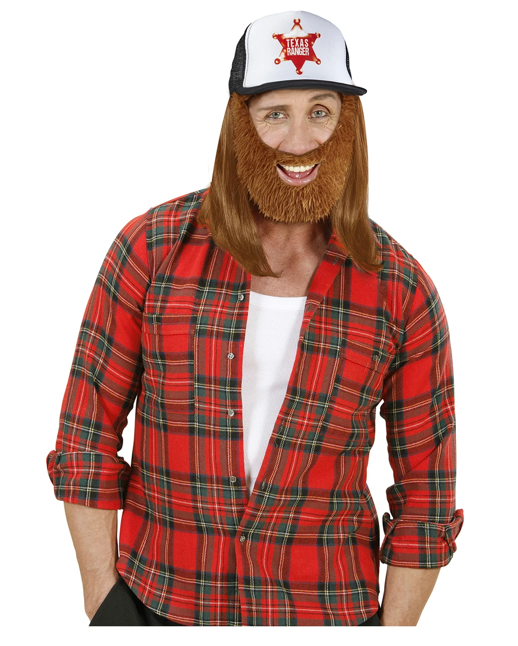 Hipster Basecap Mit Bart 3 Hipster Basecap Mit Bart – Bild 3