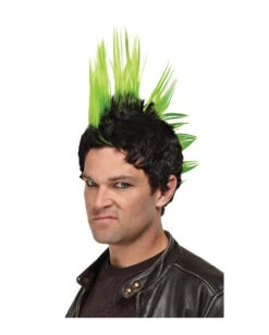 Irokesen Perücke Deluxe Grün