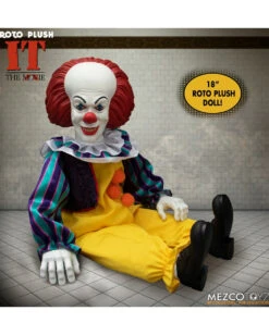 IT 1990: Pennywise Roto Plush Figur 45cm -Cosplay-Laden it 1990 pennywise roto plush figur 45cm actionfigur es von mezco toyz horrorfiguren it merchandise 54492 5