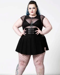 KILLSTAR Bad Brigade Kleid -Cosplay-Laden killstar bad brigade kleid killstar gothic dress gothic roecke und kleider 52229 6