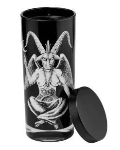 KILLSTAR Baphomet Kerze Im Glas