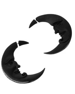 KILLSTAR Black Crescent Moon Ohrringe