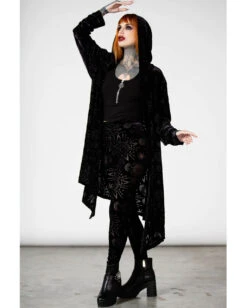KILLSTAR Brielle Burnout Leggings -Cosplay-Laden killstar brielle burnout leggings gothic leggings gothic hose gothic kleidung 53334 3