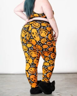 KILLSTAR Carver Cuffed Leggings -Cosplay-Laden killstar carver cuffed leggings killstar loungewear gothic loungewear gothic accessoires und geschenkartikel 53732 3