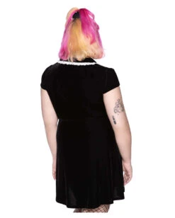 KILLSTAR Every Mourning Kragenkleid -Cosplay-Laden killstar every mourning kragenkleid killstar every mourning collar dress gothic mode gothic fashion 51395 05