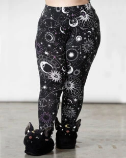 KILLSTAR Galaxy Lounge Leggings -Cosplay-Laden killstar galaxy lounge leggings killstar lingerie killstar waesche gothic bralet gothic accessoires und geschenkartikel killstar galaxy lounge leggings 53521