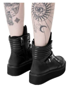 KILLSTAR Keiko Kitty High Top Sneaker -Cosplay-Laden killstar keiko kitty high top sneaker gothic fashion und accessoires online kaufen 51605 4
