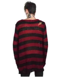 KILLSTAR Krueger Strickpullover -Cosplay-Laden killstar krueger strickpullover soft knit sweater gothic fashion und zubehoer gothic shop 51982 4
