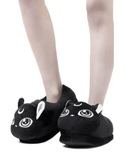 KILLSTAR Meowgical Hausschuhe -Cosplay-Laden killstar meowgical hausschuhe killstar meowgical slippers gothic homeware 51375 05